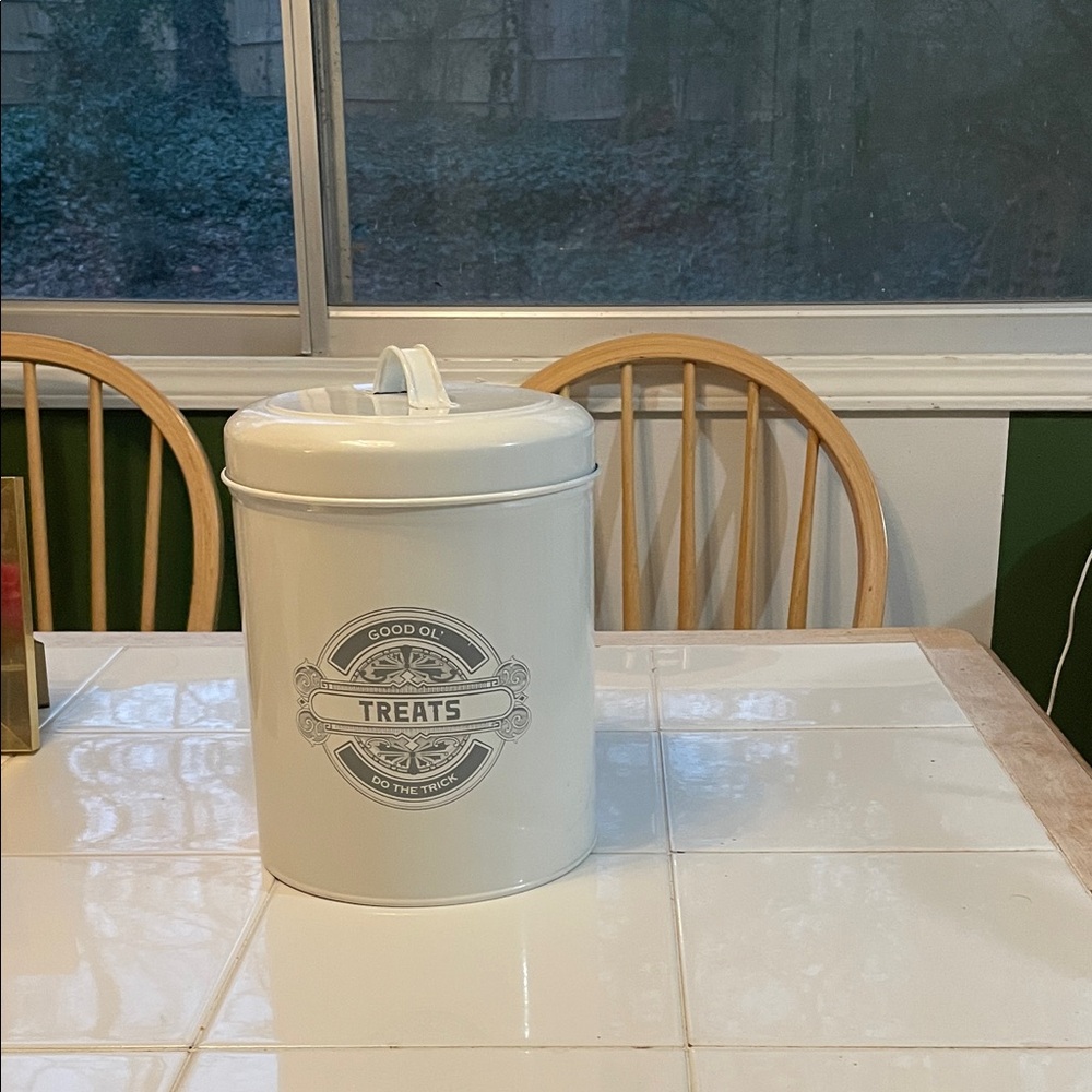 White Storage Canister - Picture 4 of 6